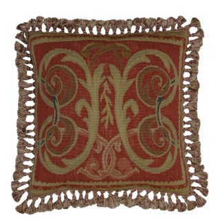 Aubusson Flourishes Throw Pillow For Sale