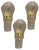 Large Venetian Murano Glass Sconces, 2006, Set of 3 For Sale