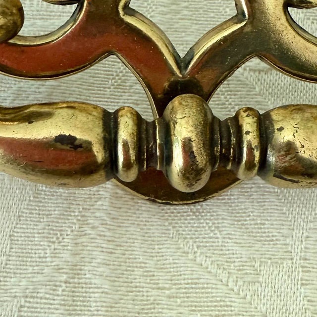 Vintage Keeler Cast Brass Chippendale Drawer Pulls Pattern 3997, Set of 10 For Sale In Raleigh - Image 6 of 8