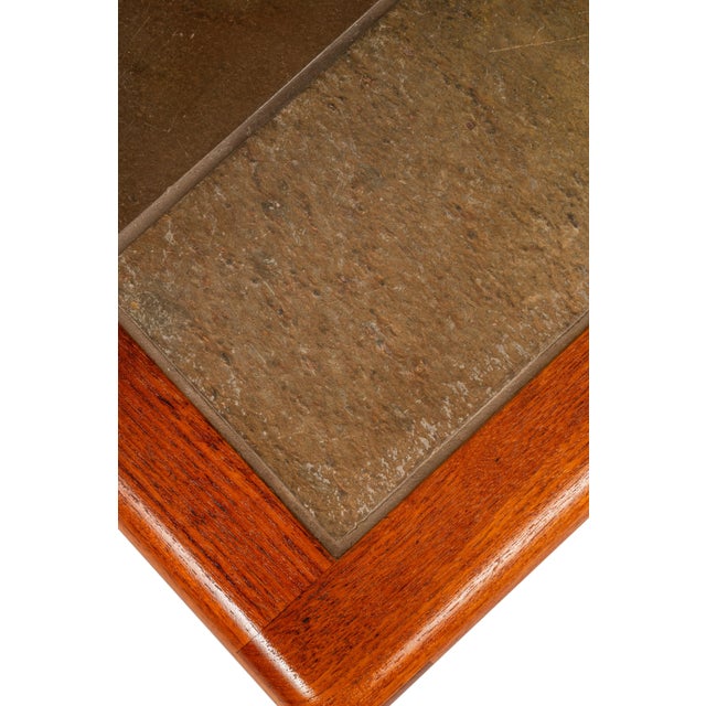 Danish Modern Side / Accent Table in Teak With Tile Top Inlay by Tue Poulson for Hsalev Furniture, Denmark, C. 1960s For Sale - Image 16 of 18