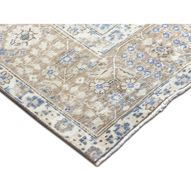 Transitional 1940s Persian Tabriz Rug For Sale - Image 3 of 7