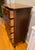 Antique Tiger Oak Serpentine Tallboy Dresser - 6 Drawer For Sale In Providence - Image 6 of 11