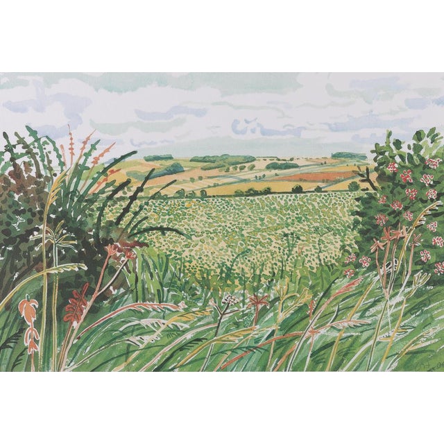 A Gap in the Hedgerow Poster after David Hockney For Sale - Image 5 of 6