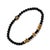 Black Onyx & Gold Hematite Beaded Bracelet For Sale - Image 4 of 5