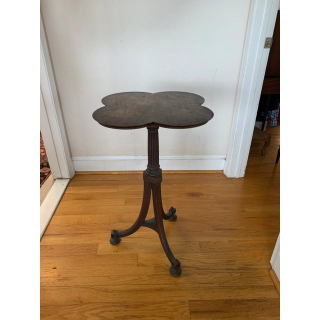 Mid Century Gueridon Butterfly Table With Fire Veneer For Sale In Philadelphia - Image 6 of 10