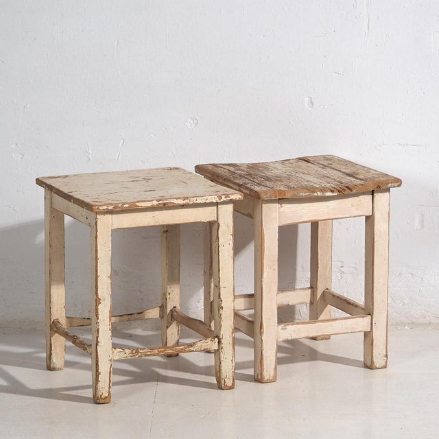 Vintage Low Tables, 1920, Set of 2 For Sale - Image 14 of 14