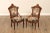 Victorian Antique Renaissance Revival Pair of Carved Walnut Armchairs For Sale - Image 3 of 13
