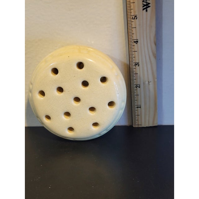 Vintage Ceramic MCM Flower Frog For Sale - Image 4 of 12