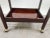 English Style Bombay Company Butler's Tray Table Cherry Wood Drop Leaf Serving For Sale In New York - Image 6 of 17