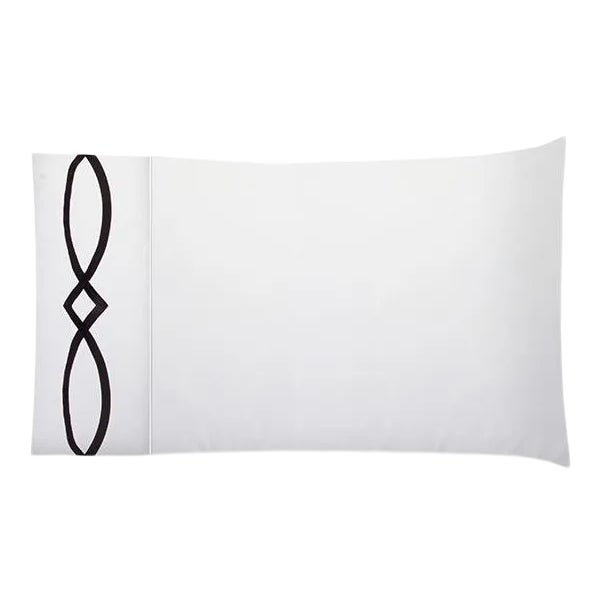 Zoe Cotton King Pillowcase, White For Sale
