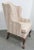 Chippendale Bernhardt Chippendale Style Wing Chair For Sale - Image 3 of 8