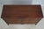 Vintage French Country Walnut Finish Low Dresser For Sale In Philadelphia - Image 6 of 17