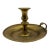Antique Brass Push-Up Chamberstick, Probably English, Early to Mid 19th Century For Sale