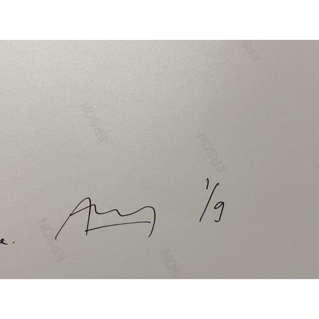 "Sandstorm at the library" Francis Apesteguy Photo ink jet on semi gloss paper epson paper TRAGE 2007 Photography signed,...