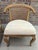 1990s French Country Oak & Cane Back Slipper Chairs - Set of 2 For Sale In Chicago - Image 6 of 9