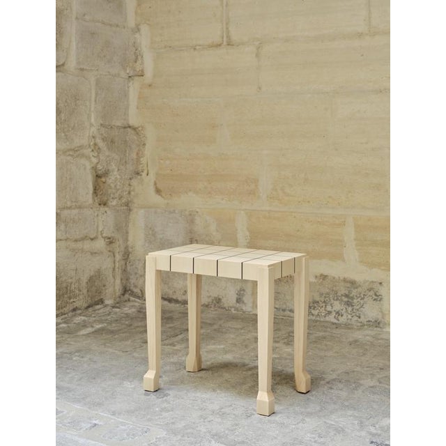 Hooves Side Table in Ebony Wood by Veermakers For Sale - Image 6 of 9