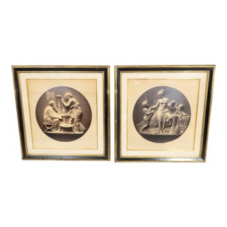 20th Century Pair of Neoclassical Photographs in Newcomb Macklin Frames For Sale