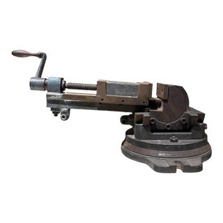 Vintage Yuasa 3-Axis Universal Tilting Swiveling Milling Machine Vise Decor For Sale
