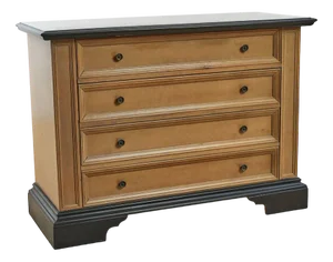 Four Drawers Drawer with Black Details