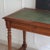Small Antique Desk or Console Table with Green Leather Top, 1890s For Sale - Image 4 of 18