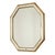 A fantastic octagonal Deknudt mirror featuring beveled surrounding mirror panels; executed in the Hollywood Regency style,...
