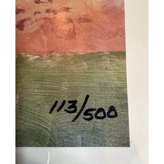 1990 Ken Griffey Jr. Dual-Signed Limited Edition Lithograph by William L. Maughan, 113/500 For Sale - Image 4 of 5