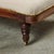 Brown 1920's Chaise Lounge With Carved Walnut Base, Newly Upholstered For Sale - Image 8 of 8