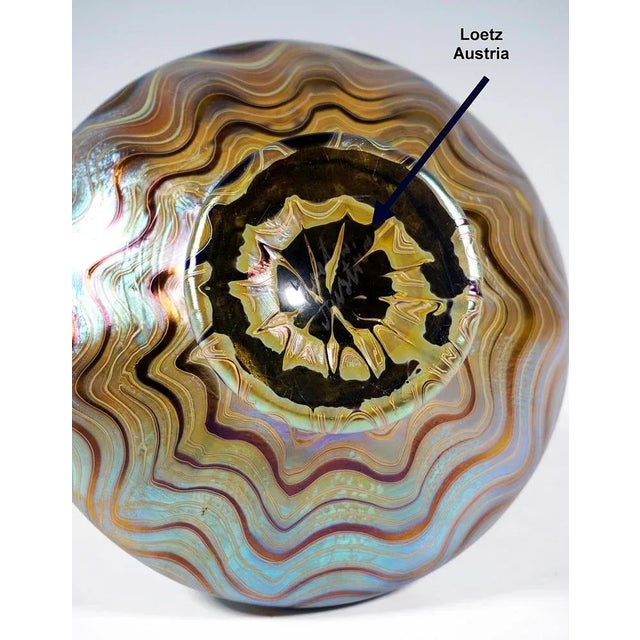 Art Nouveau Glass Vase by Loetz, Former Austria-Hungary, 1900s For Sale - Image 6 of 9