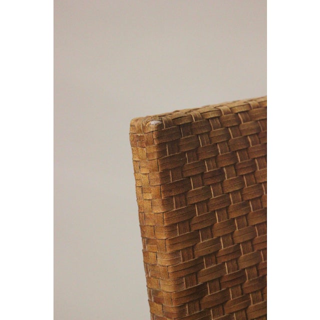 Modern Woven Leather Armchair by Antonio Citterio for B&B Italia, Italy, 1970s For Sale - Image 3 of 11