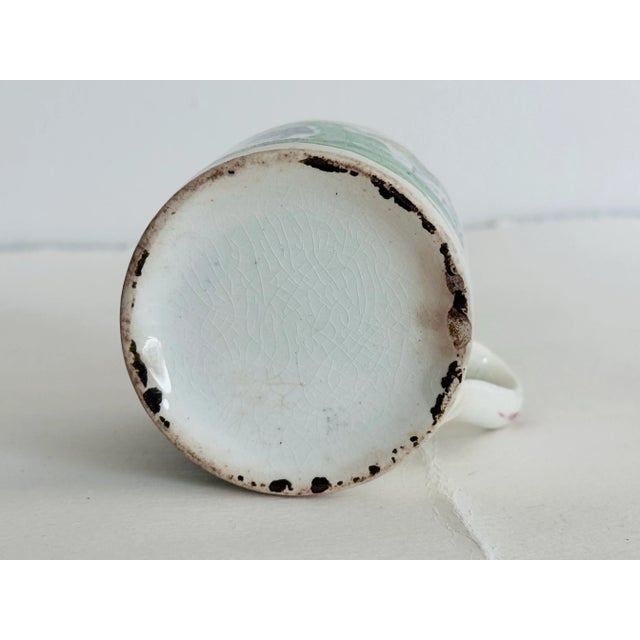 Mid-19th Century Staffordshire Ironstone Transferware Childs Mug “Pyramid” For Sale In Boston - Image 6 of 7
