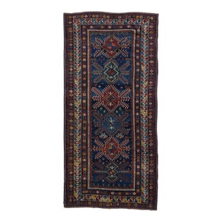 Antique Kazak Rug 5'7'' X 11'11'' For Sale