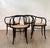Beautiful set of 4 armchairs known as model 209 or the wiener stühl. Designed by j&j kohn/ thonet around 1900. This set...