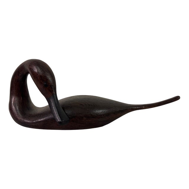 Carved Wood Pintail by Guy Taplin, 1980s For Sale