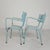 Industrial Steel Garden Chairs with Armrests, 1950s, Set of 2 For Sale - Image 6 of 18