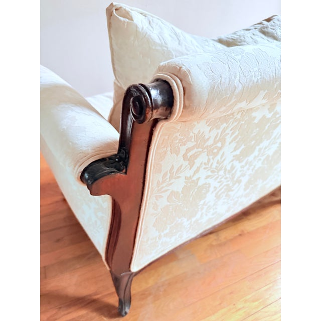 1950s Mid-Century Era Louis French Provencial, Louis XV Style White Sofa For Sale In New York - Image 6 of 15