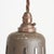 Glass Antique Church Opaline Milk Glass Globe Pendant Light, 1940s For Sale - Image 7 of 8