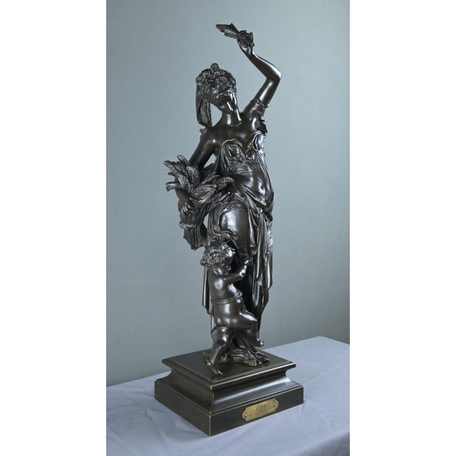 Carrier-Belleuse, Sculpture Summer, 1800s, Bronze For Sale - Image 4 of 18