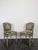 Louis XVI Style Cream Lacquered and Upholstered Cabriolet Salon Set with Gilded Highlights, Set of 6 For Sale - Image 17 of 18