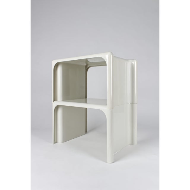Giotto Stoppino Stackable Side Tables by Giotto Stoppino for Elco, 1970s, Set of 2 For Sale - Image 4 of 10