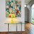 This piece is an intentional color study—a playful, high-contrast accent designed to anchor a neutral space with a jolt of...