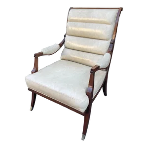 Lucien Rollin Art Deco Leather Chair After Eileen Gray