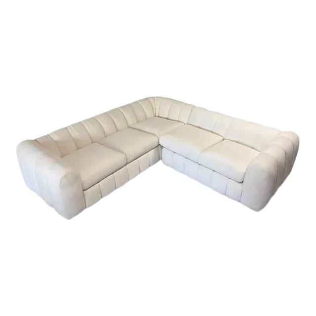 1970s Vintage Jay Spectre Channeled Sectional For Sale