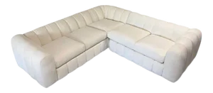 1970s Vintage Jay Spectre Channeled Sectional