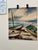 Paper Henry Emil Salloch Original Pastel on Paper Expressionist Harbor Seascape, 1966. For Sale - Image 7 of 7