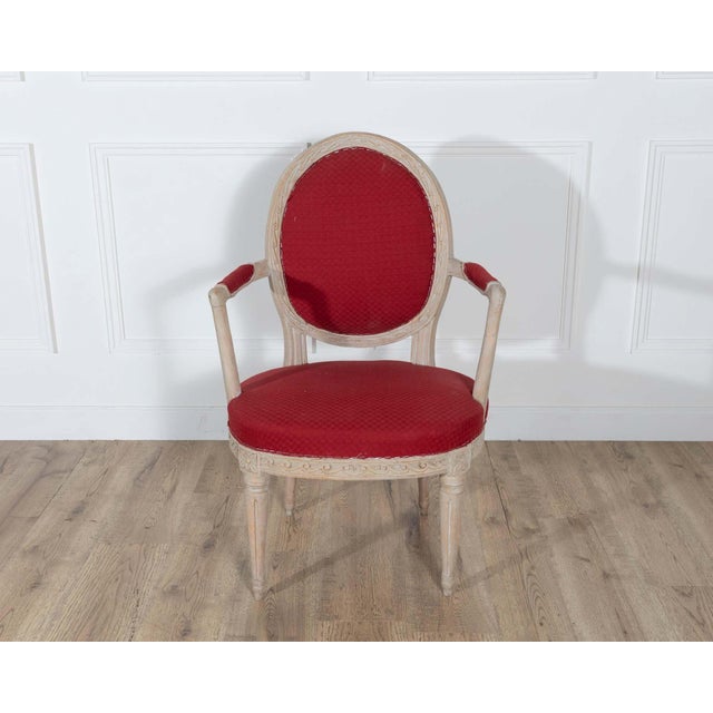 Pair of Swedish Gustavian Armchairs with Original Paint, circa 1820 For Sale - Image 14 of 14