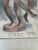 Modern Chaim Gross Signed and Inscribed 1966 Pencil and Watercolor Drawing, Two Dancers For Sale - Image 3 of 5