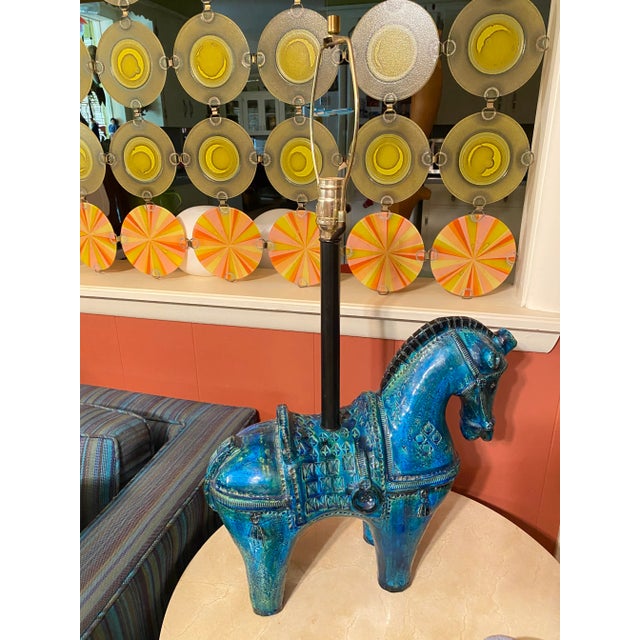 Bitossi Italian Pottery Trojan Horse Lamp 15.5”x16” Base For Sale - Image 13 of 13