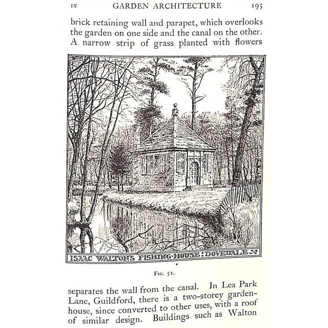 White "The Formal Garden in England" 1901 Blomfield, Reginald For Sale - Image 8 of 12