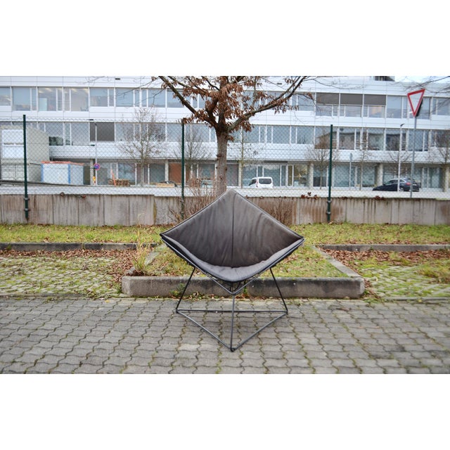 Postmodern Model OTI 1980 Wire Lounge Chair by Niels Gammelgaard for Ikea, 1986 For Sale - Image 3 of 17