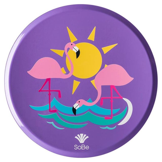 Gold Limited Edition Flamingo Circular Sustainable Tray in Aluminum by Altreforme For Sale - Image 8 of 8